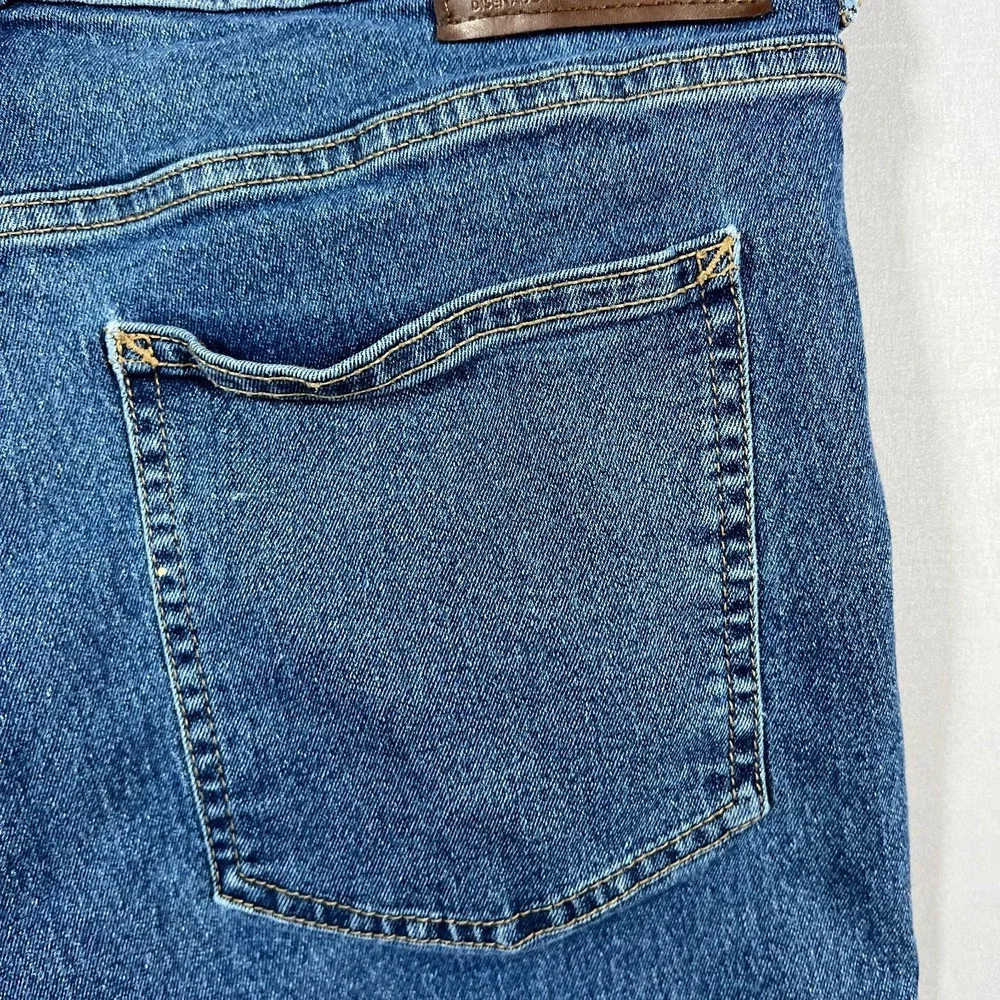 C&A Skinny Jeans Mens 33 Blue Denim Mid Rise Zip Fly Medium Wash Streetwear